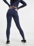 ASOS 4505 Tall seamless legging with ruched bum in acid wash co ord