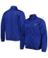 Фото #5 товара Куртка мужская замшевая синяя G-III Sports by Carl Banks атлас Клозер Full-Zip Blues St. Louis