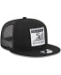 Бейсболка грузовик New Era для мужчин черного цвета с вышивкой Chicago White Sox 9FIFTY Snapback Hat. - фото #4