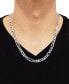 ფოტო #2 პროდუქტის Figaro Link 22" Chain Necklace in 18k Gold-Plated Sterling Silver or Sterling Silver