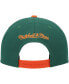 Фото #2 товара Men's Orange, Green Miami Hurricanes Sharktooth Snapback Hat