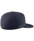 Фото #3 товара Men's Navy West Virginia Mountaineers Aero True Baseball Performance Fitted Hat