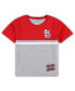 Toddler Boys and Girls Red, Navy St. Louis Cardinals Batters Box T-shirt and Pants Set