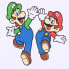 Детский Футболка с коротким рукавом Super Mario Mario and Luigi Белый