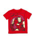 ფოტო #5 პროდუქტის Toddler Boys Avengers Spider-Man Mech Strike 4 Pack Cosplay Athletic T-Shirts to (2T - 18-20)