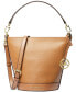 Фото #3 товара Townsend Small Leather Top-Zip Convertible Bucket Crossbody