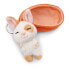 NICI Sleeping Pets Bunny Caramel Dotted 8 cm Key Ring