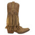 Фото #1 товара Roper Rickrack Embroidery Fringe Snip Toe Cowboy Womens Brown Casual Boots 09-0