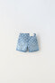 Фото #3 товара Шорты для малышей ZARA джинсовые клетчатые