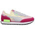 Фото #1 товара Puma Future Rider Soft Lace Up Womens Grey, Pink Sneakers Casual Shoes 381141-0