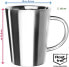 Фото #8 товара Robin Goods® Stainless Steel Thermal Cup, Coffee Cup, Thermal Drinking Cup Made of High-Quality Stainless Steel, Coffee Pot, Shatterproof, Double-Walled Insulated Cup