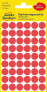 Фото #1 товара Avery Zweckform 3141 - Red - Round - Permanent - 12 x 12 mm - Small - Paper