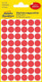 Avery Zweckform 3141 - Red - Round - Permanent - 12 x 12 mm - Small - Paper - фото #1