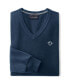 ფოტო #6 პროდუქტის Men's Classic Fit Fine Gauge Supima Cotton V-neck Sweater