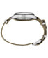 ფოტო #2 პროდუქტის Men's Automatic 5 Sports Khaki Nylon Strap Watch 43mm