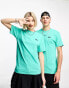 Фото #2 товара Vans unisex left chest logo t-shirt in turquoise