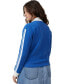 ფოტო #2 პროდუქტის Women's Retro Sporty Zip Through Sweater
