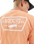 Фото #2 товара Vans – Full Patch – T-Shirt in Orange mit Rückenprint