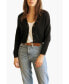 Фото #1 товара Women's Cotton Diana Crop Cardigan Sweater