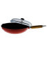 Фото #2 товара Сковорода из чугуна эмалированная Chasseur 11" с деревянной ручкой и стеклянной крышкой