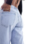 Фото #4 товара Pimkie high waisted straight leg jeans in light blue wash