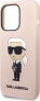 Karl Lagerfeld Etui Karl Lagerfeld KLHMP14XSNIKBCP Apple iPhone 14 Pro Max hardcase różowy/pink Silicone NFT Ikonik Magsafe