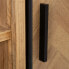 Sideboard SPIKE 90 x 36 x 115,5 cm Natural Metal Wood