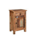 Фото #6 товара Eco-Friendly Carved Side Table With Storage