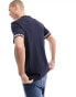 Фото #4 товара Tommy Hilfiger monotype bold tipping t-shirt in navy