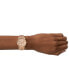 ფოტო #4 პროდუქტის Women's Rye Multifunction Rose Gold-Tone Stainless Steel Watch, 36mm