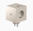 Square 2 Beige 2-Fach USB-C (30W) Design 3x Steckdose OHNE Kabel Wandsteckdose