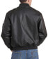 Men MA-1 Leather Flight Bomber Jacket