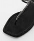 ფოტო #3 პროდუქტის Women's Strap Rhinestone Sandals