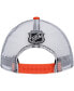 Фото #5 товара Big Boys and Girls Orange, White Philadelphia Flyers Core Lockup Trucker Snapback Hat