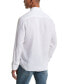 Фото #2 товара Men's Slim Fit Long Sleeve Button-Down Linen Shirt