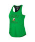 ფოტო #3 პროდუქტის Women's Green Oregon Ducks 10 Days Racerback Scoop Neck Tank Top