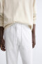 COTTON - LINEN TROUSERS