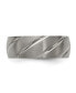 ფოტო #2 პროდუქტის Titanium Satin Swirl Design Wedding Band Ring