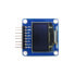 Фото #3 товара Two-color graphical OLED display 0.96 '' (A) 128x64px SPI/I2C - angled connectors - Waveshare 9085