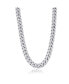 Фото #1 товара Stainless Steel 10mm Cuban Chain Necklace