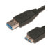 Фото #1 товара M-CAB 7001164 - 1 m - USB A - Micro-USB B - USB 3.2 Gen 1 (3.1 Gen 1) - Male/Male - Black