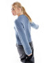 Фото #3 товара Vila wide cuff jumper in blue