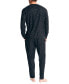 ფოტო #2 პროდუქტის Men's 2-Pc. Relaxed-Fit Waffle-Knit T-Shirt & Pajama Pants Set