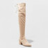 Фото #1 товара Women's Greta Tall Dress Boots - A New Day Beige 7