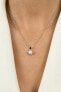 Charming pearl pendant with zircons PT88W