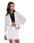 Фото #1 товара French Connection cardigan in black and white