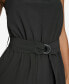 ფოტო #9 პროდუქტის Women's Belter Halter-Neck Straight-Leg Jumpsuit