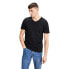 Футболка Jack & Jones Jacbasic v neck 2 шт. Черный, M - фото #2