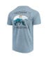 ფოტო #2 პროდუქტის Men's Blue Arkansas Razorbacks State Scenery Comfort Colors T-shirt
