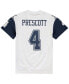 Big Boys Dak Prescott White Dallas Cowboys Color Rush Game Jersey